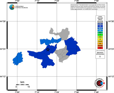 Mappa MCS - territori comuni
