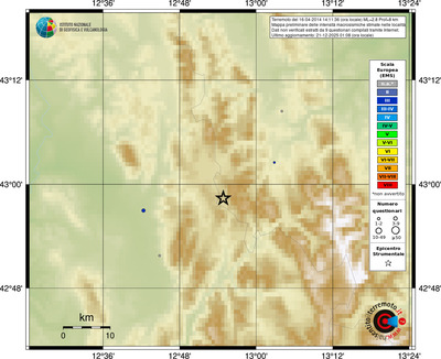 Mappa EMS - località