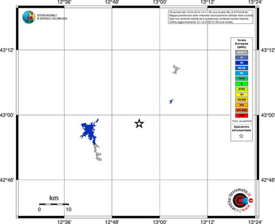 Mappa EMS - territori località