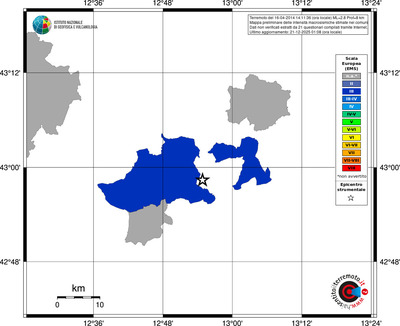 Mappa EMS - territori comuni