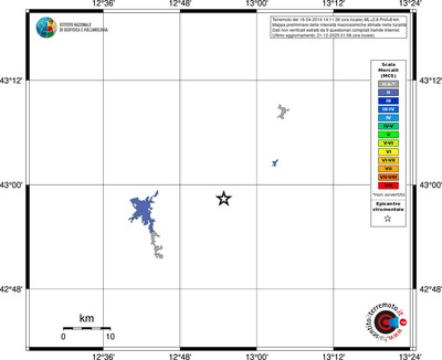 Mappa MCS - territori località