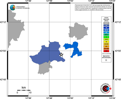 Mappa MCS - territori comuni