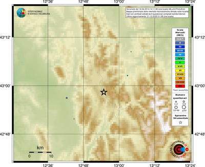 Mappa MCS - località