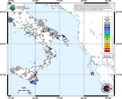 Mappa EMS - territori comuni