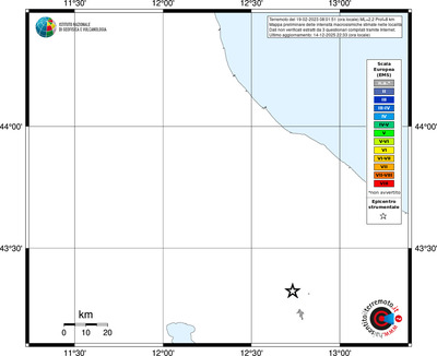 Mappa EMS - territori località
