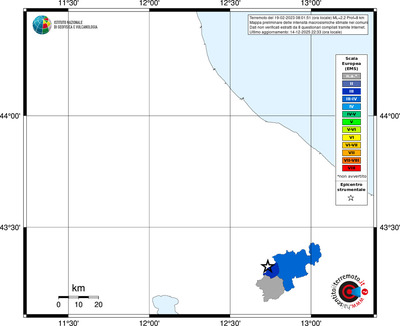 Mappa EMS - territori comuni