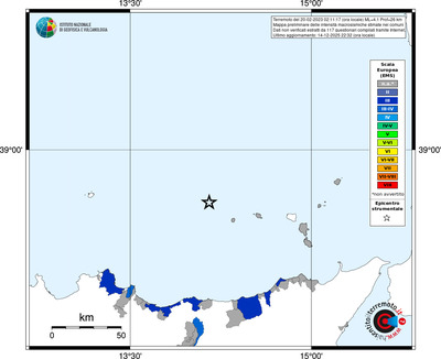 Mappa EMS - territori comuni