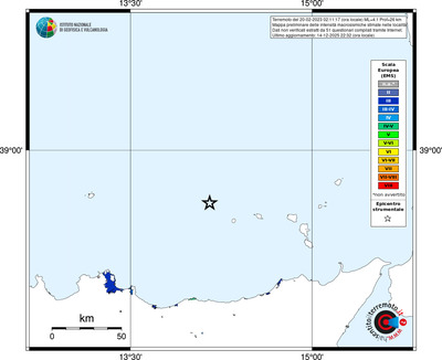 Mappa EMS - territori località