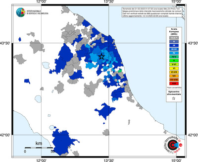 Mappa EMS - territori comuni