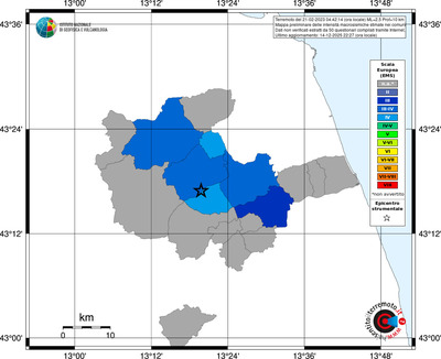 Mappa EMS - territori comuni