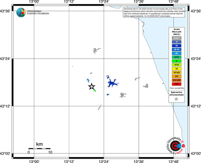 Mappa MCS - territori località