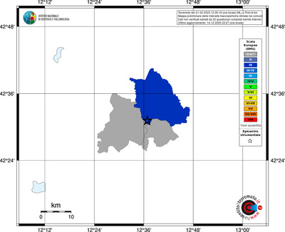 Mappa EMS - territori comuni