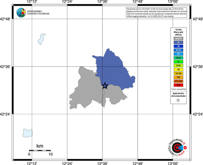 Mappa MCS - territori comuni