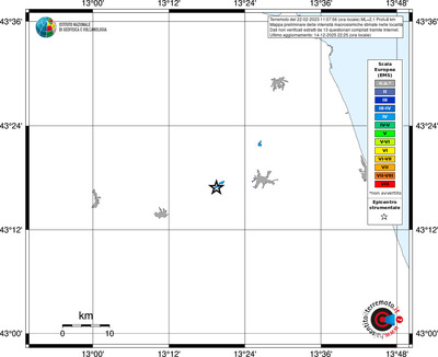 Mappa EMS - territori località