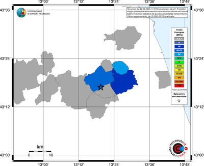 Mappa EMS - territori comuni