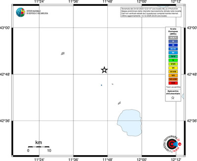 Mappa EMS - territori località