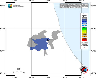 Mappa MCS - territori comuni