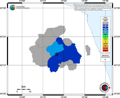 Mappa EMS - territori comuni