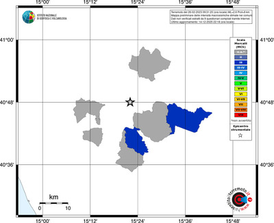 Mappa MCS - territori comuni