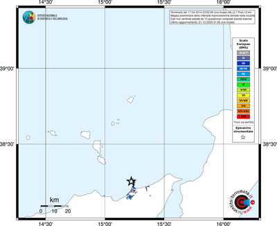 Mappa EMS - territori località