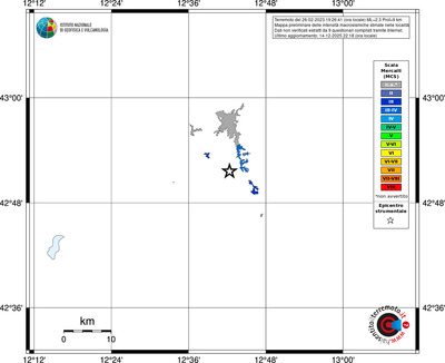 Mappa MCS - territori località