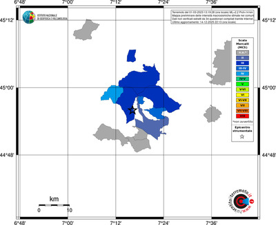 Mappa MCS - territori comuni