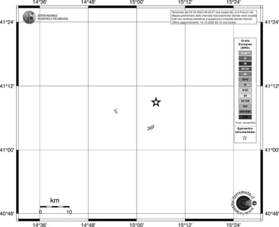 Mappa EMS - territori località