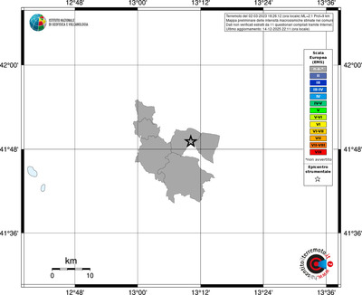 Mappa EMS - territori comuni