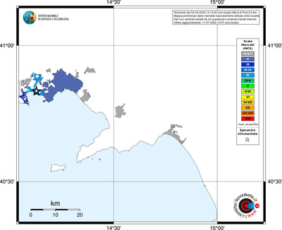 Mappa MCS - territori delle località
