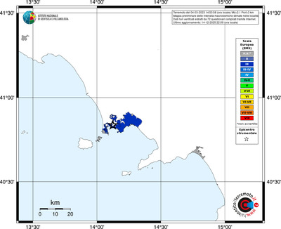 Mappa EMS - territori località