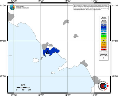 Mappa EMS - territori comuni
