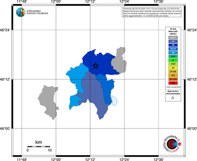 Mappa MCS - territori comuni