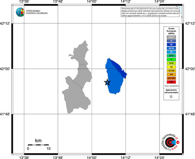 Mappa EMS - territori comuni