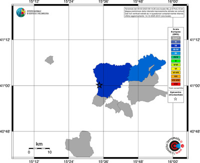 Mappa EMS - territori comuni