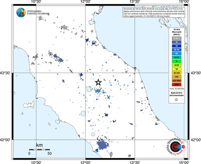 Mappa MCS - territori delle località