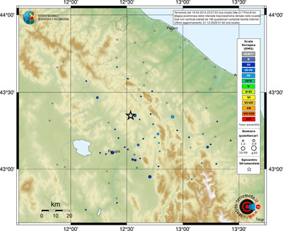 Mappa EMS - località