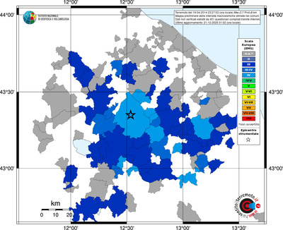 Mappa EMS - territori comuni