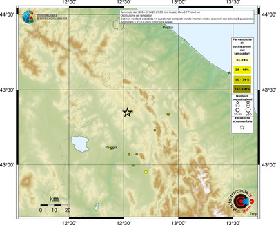 Mappa comuni con almeno 3 questionari
