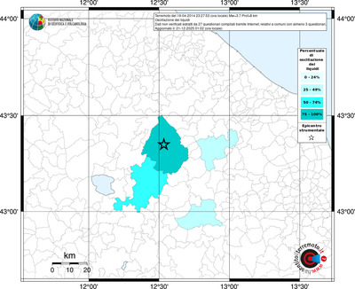 Mappa territorio comunale con almeno 3 questionari