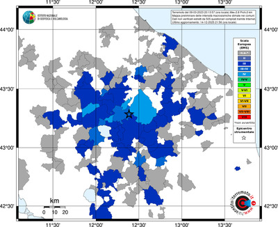 Mappa EMS - territori comuni