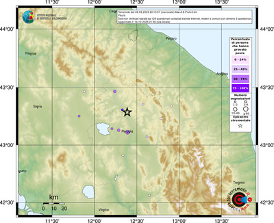 Mappa comuni con almeno 3 questionari