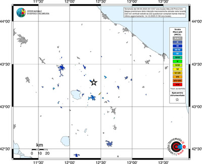 Mappa MCS - territori località