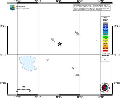 Mappa EMS - territori località