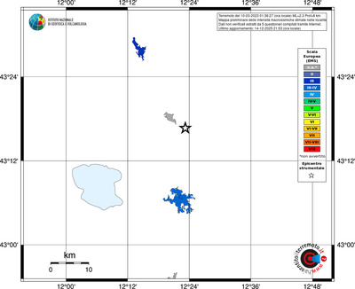 Mappa EMS - territori località
