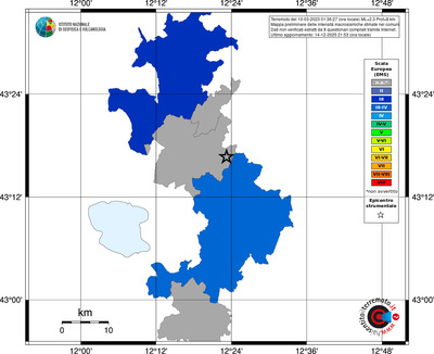 Mappa EMS - territori comuni