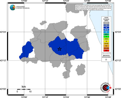 Mappa EMS - territori comuni