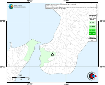 Mappa territorio comunale con almeno 3 questionari