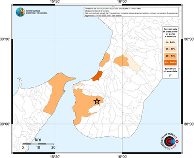 Mappa territorio comunale con almeno 3 questionari