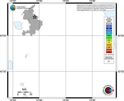 Mappa EMS - territori comuni