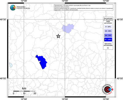 Mappa territorio comunale con almeno 3 questionari